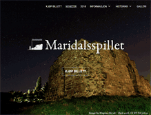 Tablet Screenshot of maridalsspillet.no